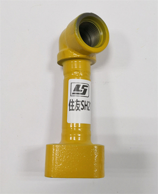 Steel Excavator Hydraulic Iron Oil Pipe For SH210 Forearm Oil Inlet Pipe