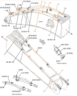 Apply to CAT349 Cylinder Oil Pipe for Excavator Tube from Manufacturing Plant