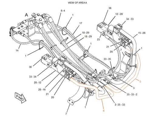 Apply to CAT349 Cylinder Oil Pipe for Excavator Tube from Manufacturing Plant