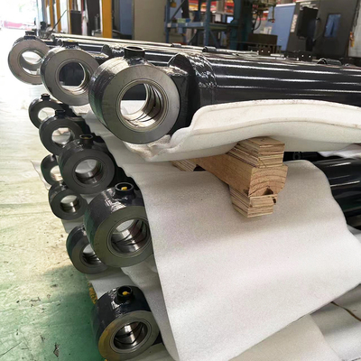 Standard Excavator Hydraulic Boom Cylinder Single Acting Stainless Steel Lift