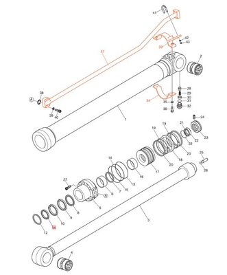 DX190-3B DX200-3B Hydraulic System Distributor For Machinery Repair Shops