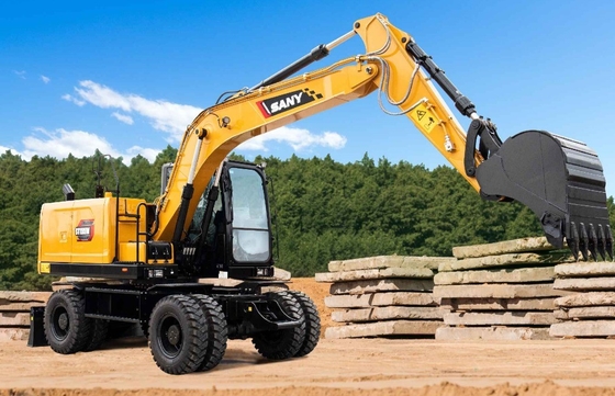 SY215 Hydraulic System Distributor Bucket Pipe and Return Pipe for Excavator Iron Pipe Elbow Style