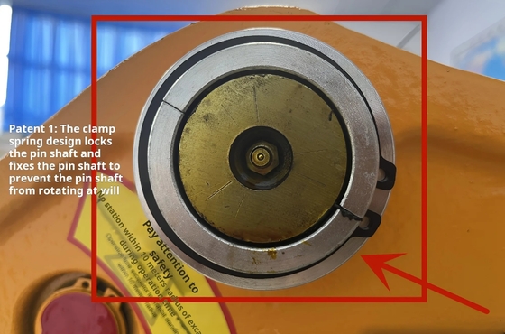 Non Cracking Casting Excavator Attachments Quick Connection Pin Diameter 50 - 80mm
