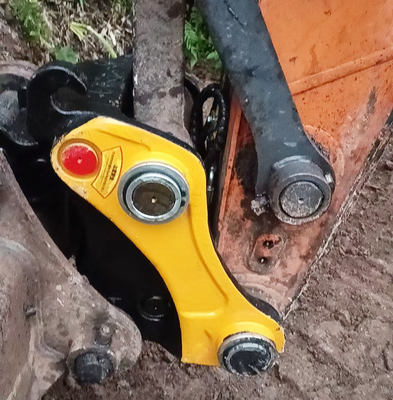 Manual Mechanical Quick Hitch for Kubota Quick Coupler Tiltrotators Excavator Attachment