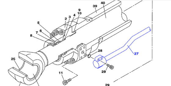 SUMITOMO 210-5A Excavator Spare Parts LR014120 Hydraulic Cylinder Pipe