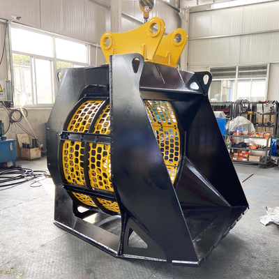 5 - 10 Ton Excavator Attachments 1557 - 2557mm Total Length Excavator Screen Bucket