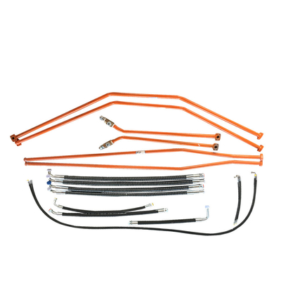 Excavator Boom Arm Attachment Hammer Breaker Pipes Hydraulic Oil Hose Piping Kit