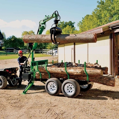 3 ton Hydraulic Excavator Attachments Rotating Wood Grapple Max Jaw Opening 1.5m